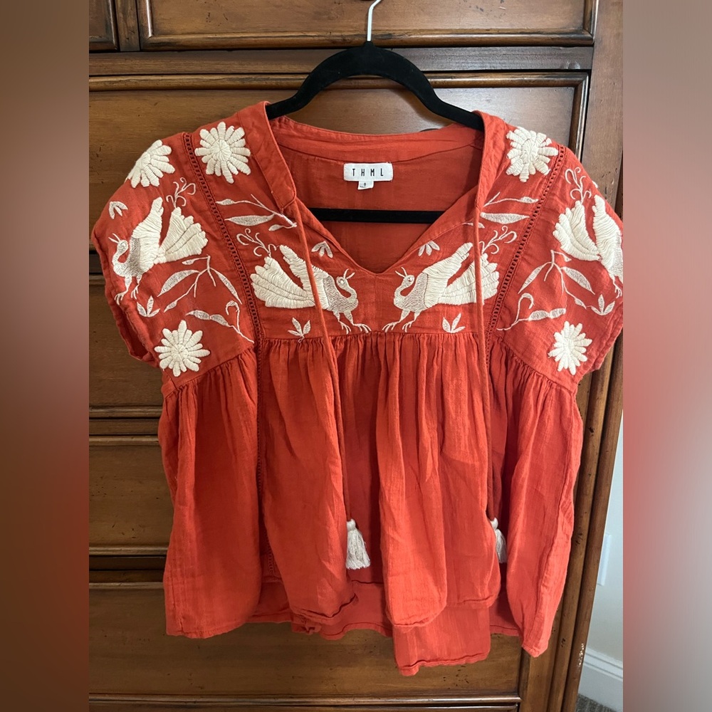 THLM Crane Blouse- Size Small